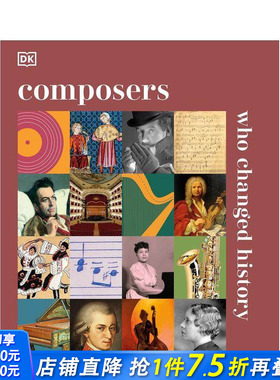 【预售】改变历史的作曲家 【DK History Changers】Composers Who Changed History 原版英文音乐 正版进口图书