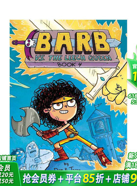 【预售】芭布对战水蛭女王 Barb vs. the Leech Queen 英文儿童漫画故事 英语拓展阅读进口书