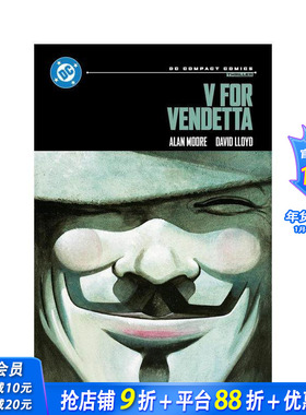 【现货】V 字仇杀队：DC漫画精编版 V for Vendetta: DC Compact Comics Edition 原版英文漫画书 正版进口书