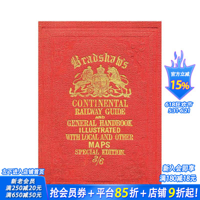 【现货】布拉德肖英国铁路旅行指南 Bradshaw’s Continental Railway Guide 原版英文旅行 正版进口书