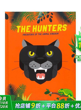 【现货】猎手：动物王国美食家 The Hunters : Predators of the Animal Kingdom 英文儿童科普插画绘本 进口童书
