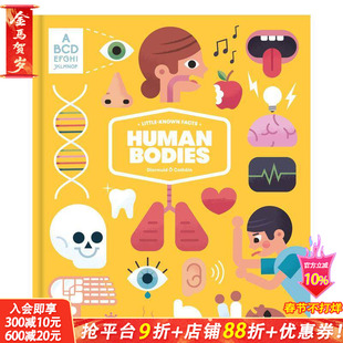 【现货】Little-known Facts罕为人知的事实 人体Human Body 趣味启蒙绘本【善优童书】
