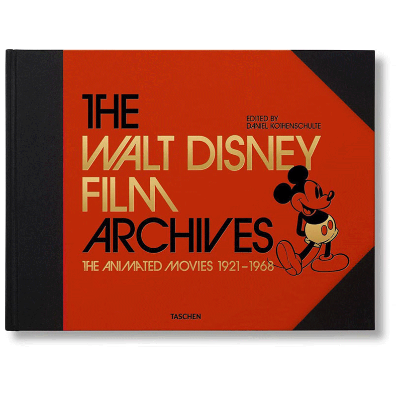 【现货】[TASCHEN]1921–1968华特迪士尼电影档案馆The Walt Disney Film Archives.The Animated Movies 动画电影艺术书籍