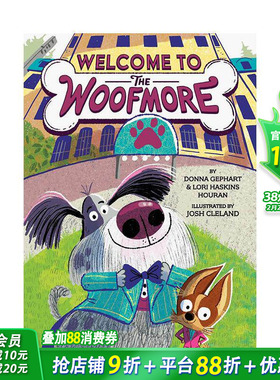 【预售】【汪汪旅馆】#1 欢迎光临汪汪旅馆 【The Woofmore】幽默爆笑全彩 英文儿童章节桥梁故事书 英语拓展阅读进口