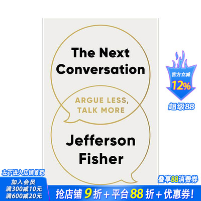 【预售】下一次对话：少争论，多沟通 The Next Conversation 原版英文心灵励志 正版进口书