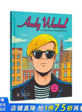 【现货】安迪·沃霍尔：图像小说 【BioGraphics】Andy Warhol 艺术名人故事 原版英文正版进口图书