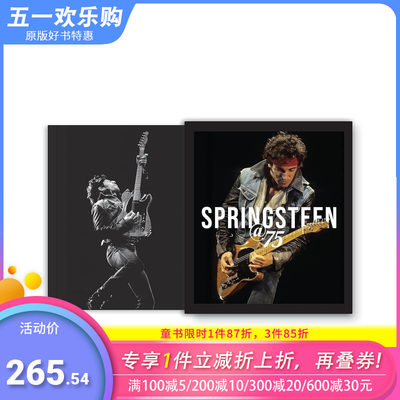 【预售】（预计4月出版）布鲁斯·斯普林斯汀：75个关键事件 Bruce Springsteen at 75 原版英文音乐 正版进口图书