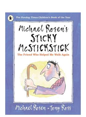 【现货】Michael Rosen's Sticky McStickstick 我的拐杖好友 迈克尔·罗森励志儿童绘本 英文原版 Sad Book【善优童书】