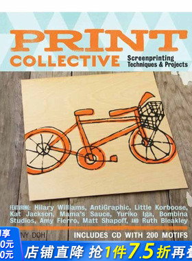 【现货】 Print Collective，印刷集合（含CD） 英文原版图书籍进口正版 Jenny Doh 手工制作