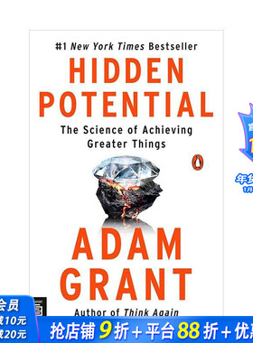 【现货】隐藏的潜能 实现更大成就的科学 Hidden Potential 亚当·格兰特 沃顿商学院心理学教授 另一种选择 英文 正版进口书