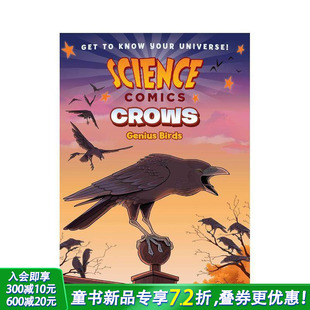 Genius 进口童书 乌鸦：天才鸟 英语拓展故事科普阅读绘本 英文儿童漫画 Birds Crows Comics Science 预售