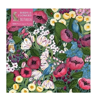【现货】贝克斯·帕金:鸟与花 Bex Parkin: Birds & Flowers 拼图1000片成人益智减压玩具 创意礼品书籍【善优图书】