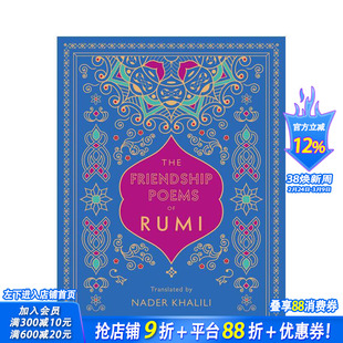 【预售】鲁米的友谊诗：纳德·哈利利翻译The Friendship Poems of Rumi: Translated by Nader Khalili （1） 英文诗歌正版进口书