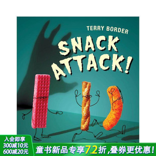 Snack Attack 儿童幽默故事图画书 书籍 英文原版 英文进口原版 善优图书 预售