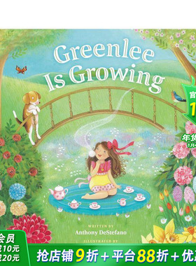 【预售】格林利在成长 Greenlee Is Growing 英文儿童插画故事科普绘本 进口童书