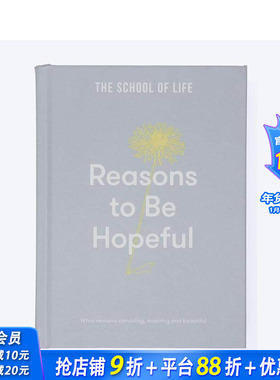 【预售】充满希望的理由 Reasons to Be Hopeful 原版英文生活综合 正版进口书