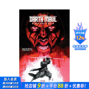 【预售】星球大战：达斯?摩尔 —— 黑、白与红 Star Wars: Darth Maul - Black  White & Red 英文漫画书 正版进口书
