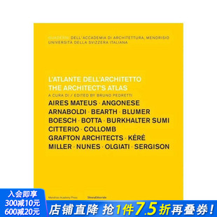 Atlas 进口书 建筑师图谱 正版 英文建筑设计 原版 Architect The 预售