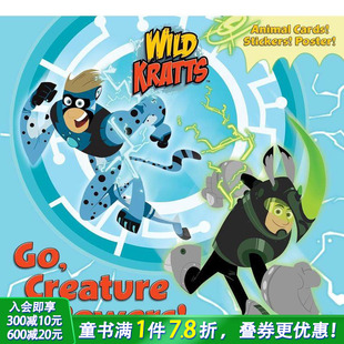 Powers 现货 8X8 英文儿童故事 生物 原版 去吧 英语拓展阅读桥梁章节书 力量 10岁 Creature