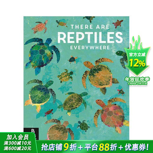 【预售】There are Reptiles Everywhere随处可见的爬行动物英文儿童科普绘本【善优童书】
