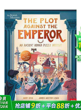 【预售】【2022年创意游戏图书奖】大英博物馆： 谋反大帝（古罗马谜题之谜）精装 British Museum 英文儿童艺术插画绘本进口书
