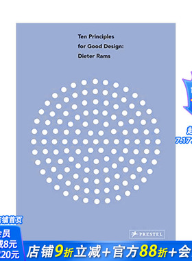 【现货】迪特·拉姆斯Dieter Rams 优秀设计的十大原则Ten Principles for Good Design 英文原版进口图书工业产品设计理念学