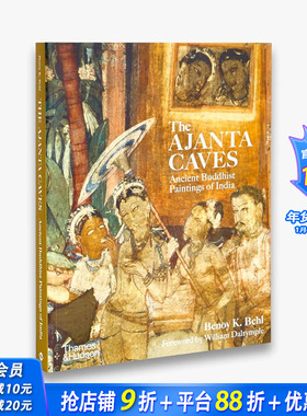 【现货】阿姜塔石窟：印度古代绘画 The Ajanta Caves: Ancient Buddhist Paintings of India 原版英文艺术画册画集 正版进口图书