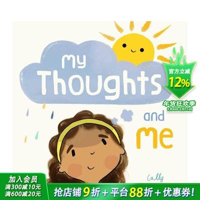 【现货】我的思绪和我 My Thoughts and Me 英文儿童插画故事绘本 进口童书