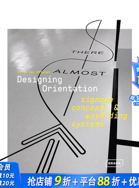 【预售】设计方向：标牌概念和寻路系统 Designing Orientation 原版英文字体图案标志设计 正版进口书