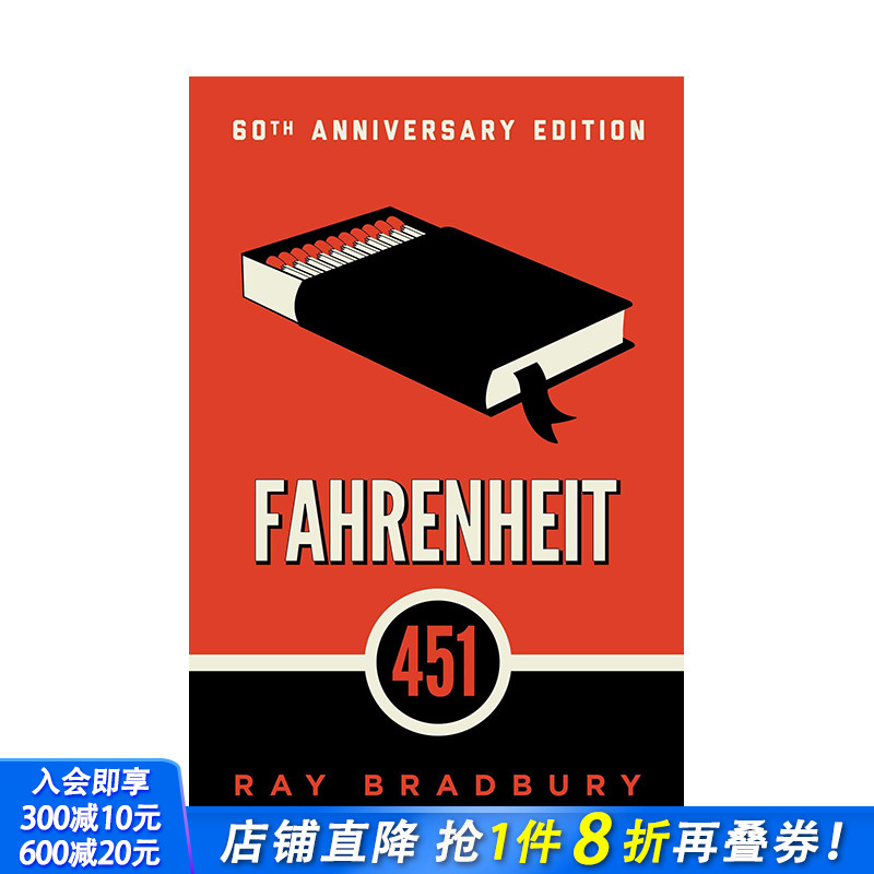 【现货】英文原版 Fahrenheit 451，华氏451 文学小说 进口图书 善优图书