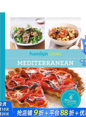 【预售】【哈姆林烹饪系列】地中海风味食谱 【Hamlyn Cooks】Mediterranean 原版英文餐饮生活美食 正版进口书