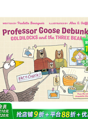 【现货】英文原版 【鹅教授】金发女郎和三只熊Debunks Goldilocks 精装艺术插画绘本 STEM趣味科学百科 儿童英语进口图书