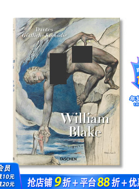 【现货】William Blake: Dante s Divine Comedy ，威廉·布莱克：但丁神曲插图全集 英文原版书籍