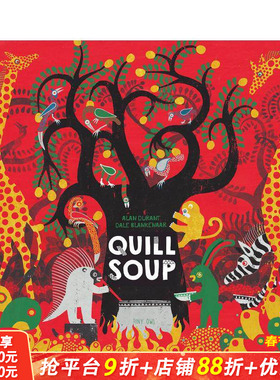 【现货】【南非插画师Dale Blankenaar】鹅毛汤Quill Soup 入围2020年英国协会图画书奖绘本 英文平装版 Alan Durant 图书