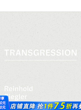 【预售】莱因霍尔德?齐格勒——突破边界：珠宝器物 Reinhold Ziegler-Transgression:Jewellery Objects 英文珠宝首饰正版进口书
