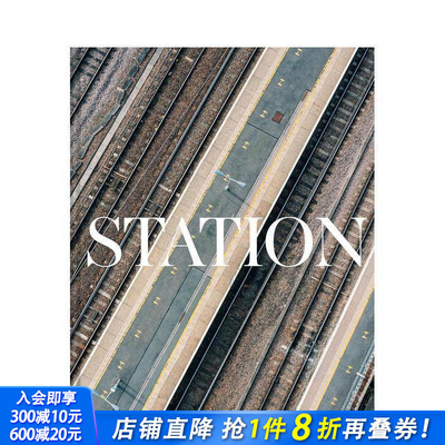 【预售】车站：现代铁路建筑画册  野兽派/粗野主义 Station 原版英文建筑设计 正版进口书