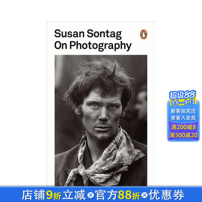 【现货】论摄影 苏珊桑塔格 On Photography 摄影入门理论畅销书 原版英文摄影作品集技法 正版进口书