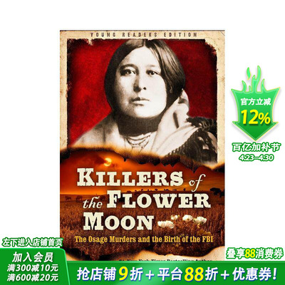 【预售】花月杀手（青少年版） Killers of the Flower Moon: Adapted for Young Readers 英文小说故事科普 英语拓展阅读进口书