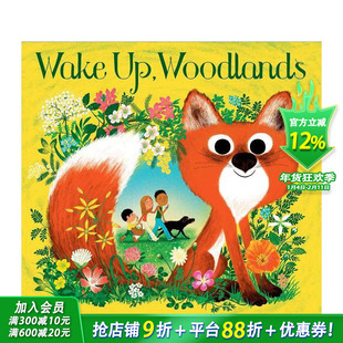 【现货】苏醒吧，树林 Wake Up， Woodlands 英文儿童插画故事绘本 进口童书