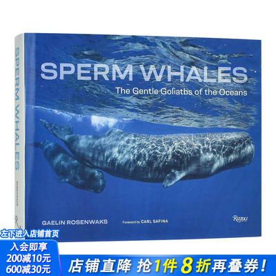 【现货】抹香鲸: 海洋中温柔的歌利亚 Sperm Whales:The Gentle Goliaths of the Ocean 自然景观 英文摄影画集正版进口书