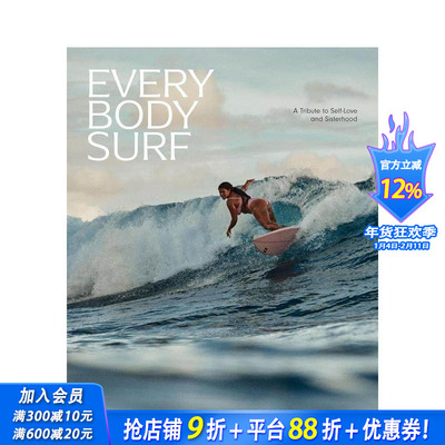 【预售】致敬冲浪 Every Body Surf: A Tribute to Self-Love and Sisterhood 原版英文摄影作品集自然景观 正版进口书