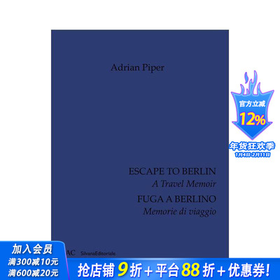 【预售】逃往柏林：旅行回忆录 Escape to Berlin : A Travel Memoir 原版英文艺术画册画集 正版进口书