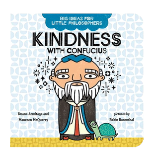 【现货】【小哲学家的大思想】孔子论善良Kindness With Confucius 英文原版 儿童绘本 情商管理 英语启蒙 3-6岁【善优童书】