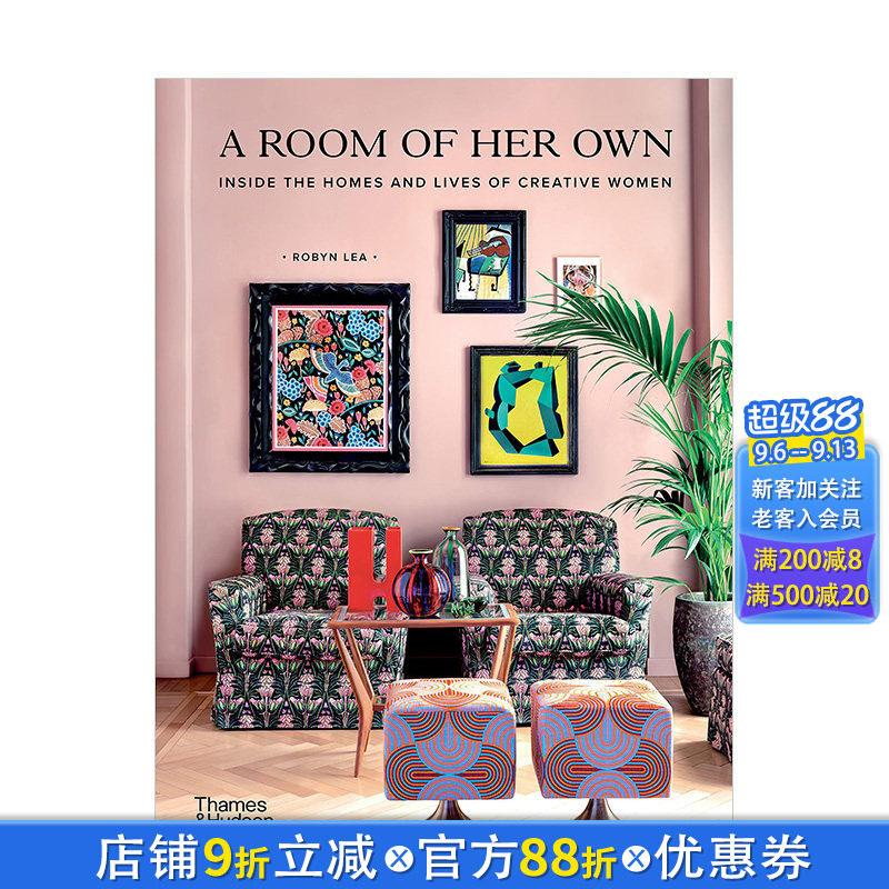 【现货】[T&H]一间属于自己的房间：创意女性的家与生活 室内装修空间布置指南 A Room of Her Own 英文原版进口
