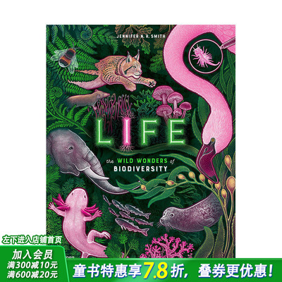 【现货】生命：生物多样性的野生奇观 【Wild Wonders】Life The Wild Wonders of Biodiversity 英文儿童插画科普绘本 进口童书