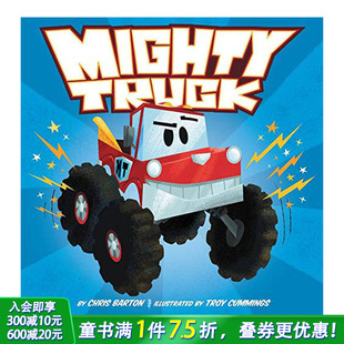 图书籍进口正版 现货 卡车 Barton 城市人文 Truck 交通工具 Mighty 版 强大 儿童绘本 英文原版