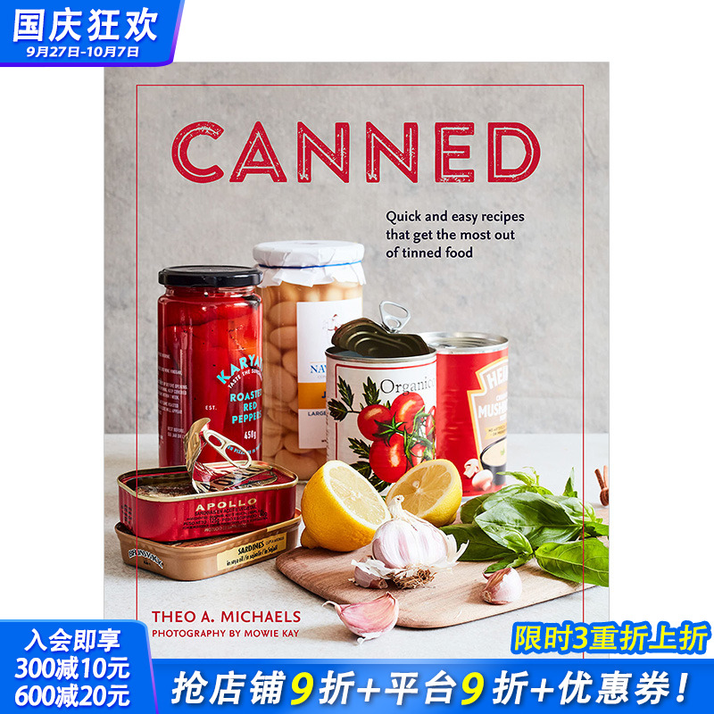 【现货】罐头:快速简易食谱Canned 英文原版*简菜谱 油管主播Theo A. Michaels料理膳食计划 图书