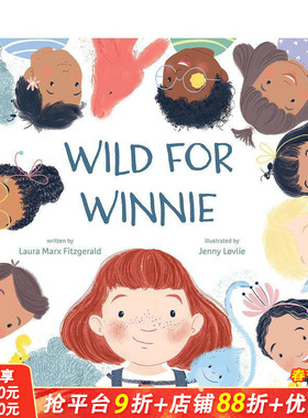 【现货】英文原版 Wild for Winnie 精装 为温妮疯狂 Laura Marx Fitzgerald 睡前读物校园趣事插画绘本儿童书籍