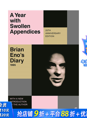 【预售】英文原版 布莱恩·伊诺的日记 A Year with Swollen Appendices: Brian Eno’s Diary 音乐 正版进口书籍 善优图书