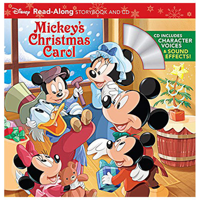 【预售】【Disney】Storybook+CD Mickey’s Christmas Carol 【迪士尼】故事书+CD·米奇的圣诞颂歌适合3-6岁【善优童书】